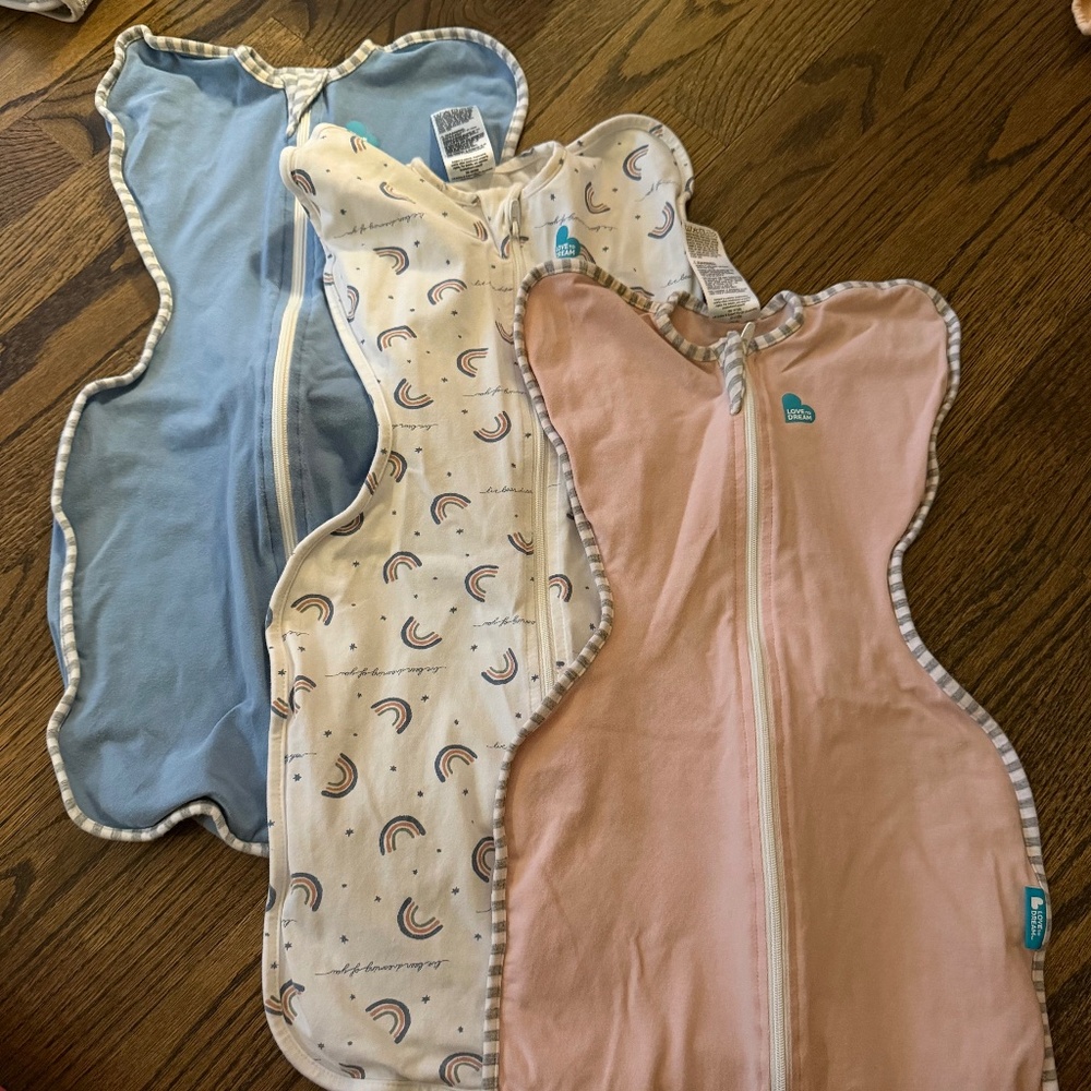 Love to Dream Swaddles, 8-13lbs (size small) x3